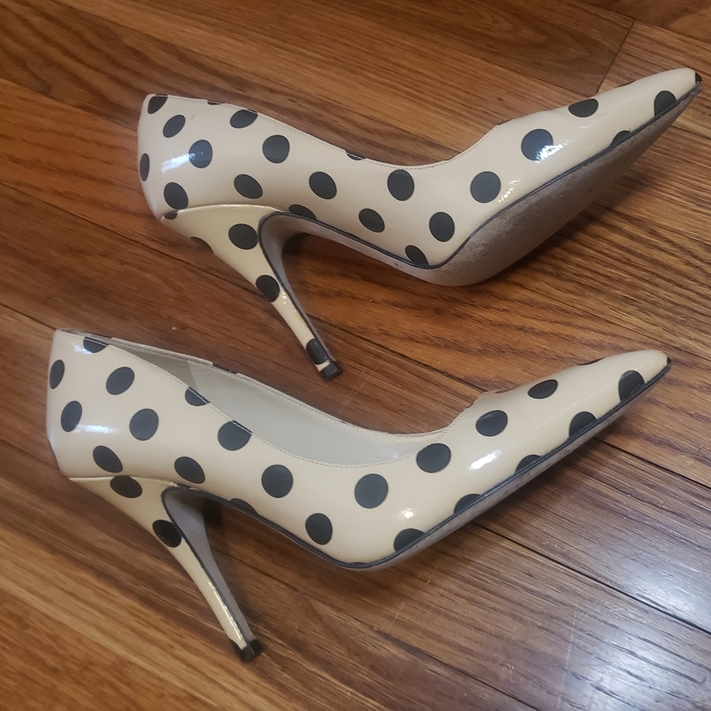 Kate Spade Polka Dot Licorice Pumps